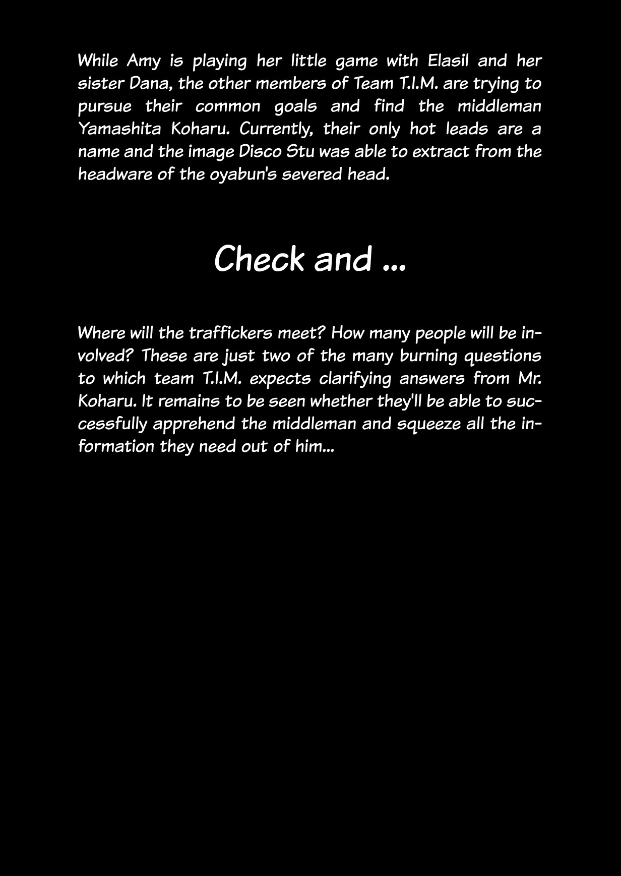 11 - Check and ... Intro